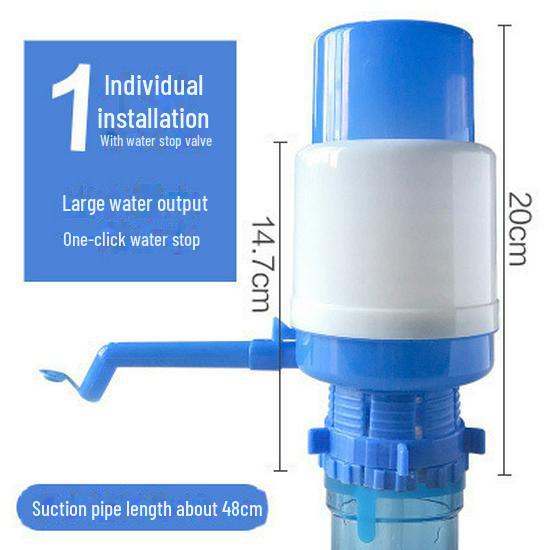 Ručně lisované dávkovací čerpadlo na balenou vodu - ideální pro domácí použití