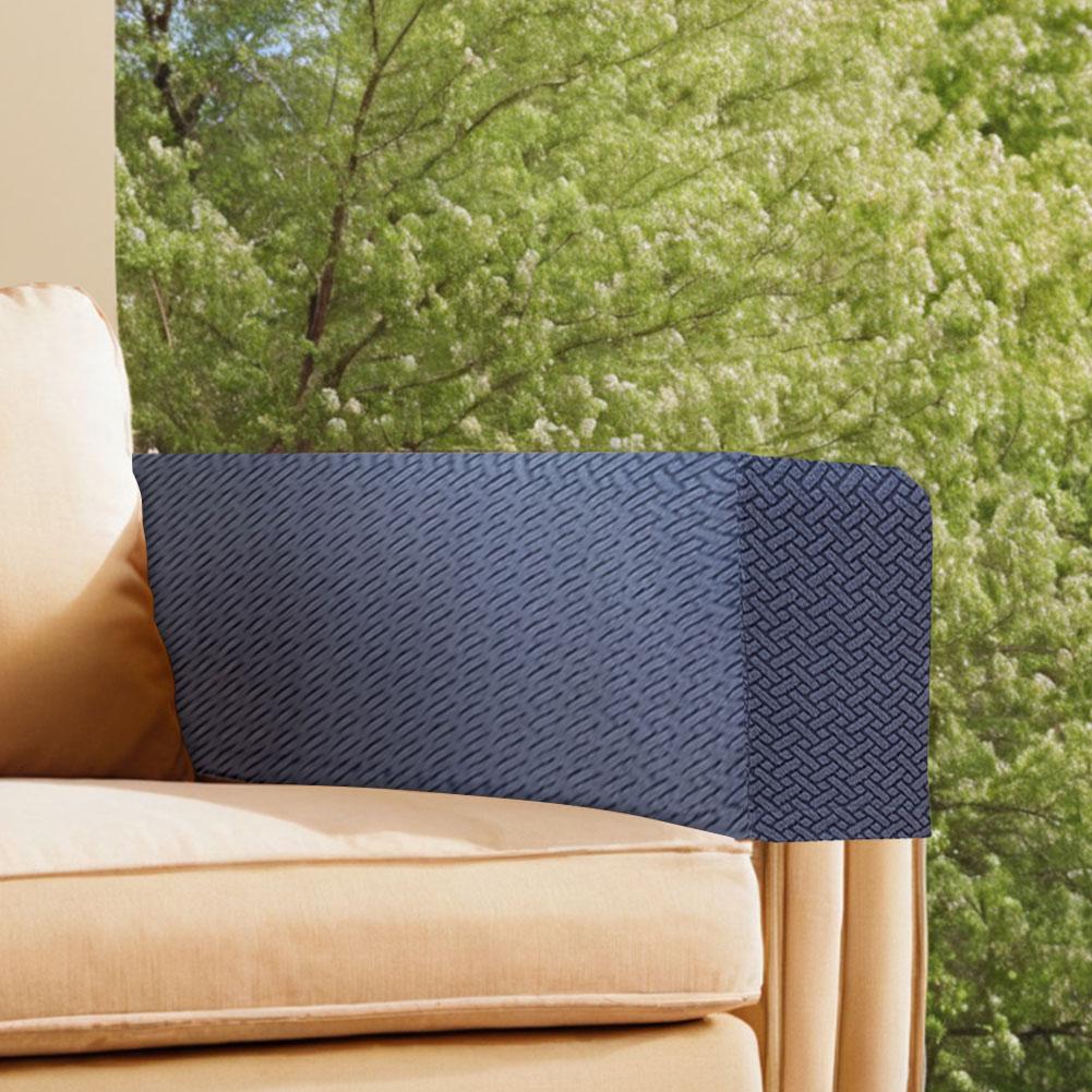 Sofa Arm Covers Furniture Protector Checkered Pattern Armrests Chair Covers Suitable for Chairs and Sofas