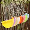 Durable Self-absorbing Hanging Basket Plastic Colorful Flower Pot Hanging Flower Pot Garden Decoration