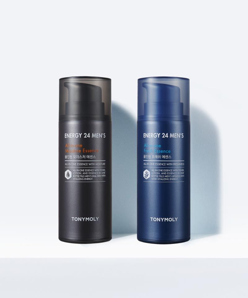 [2 Pack] Energy 24 Men's All-in-One 120ml (Moisture/Fresh) (+Houttuynia Cordata Cica Cooling Moisturizing Cream 8ml x 2)