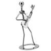Musician Player Collectible Figurine Ornaments Gift Iron Guitar Player Figurine Decoration