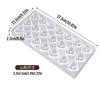 Food-grade Chocolate Molds, DIY Three-dimensional Transparent Molds, Household Molds for Cakes and Candies