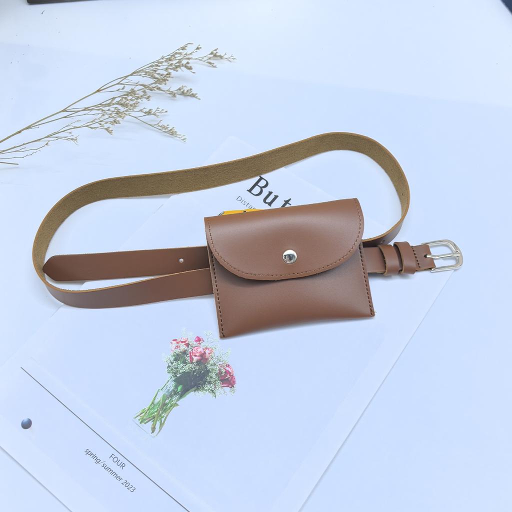 Einfache einfarbige Mode Gürteltasche