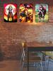 Demon Slayer znak blaszany Vintage Anime metalowy plakat kolorowa ściana sztuka żelazna tablica Retro dekoracja wnętrz do salonu Bar Cafe