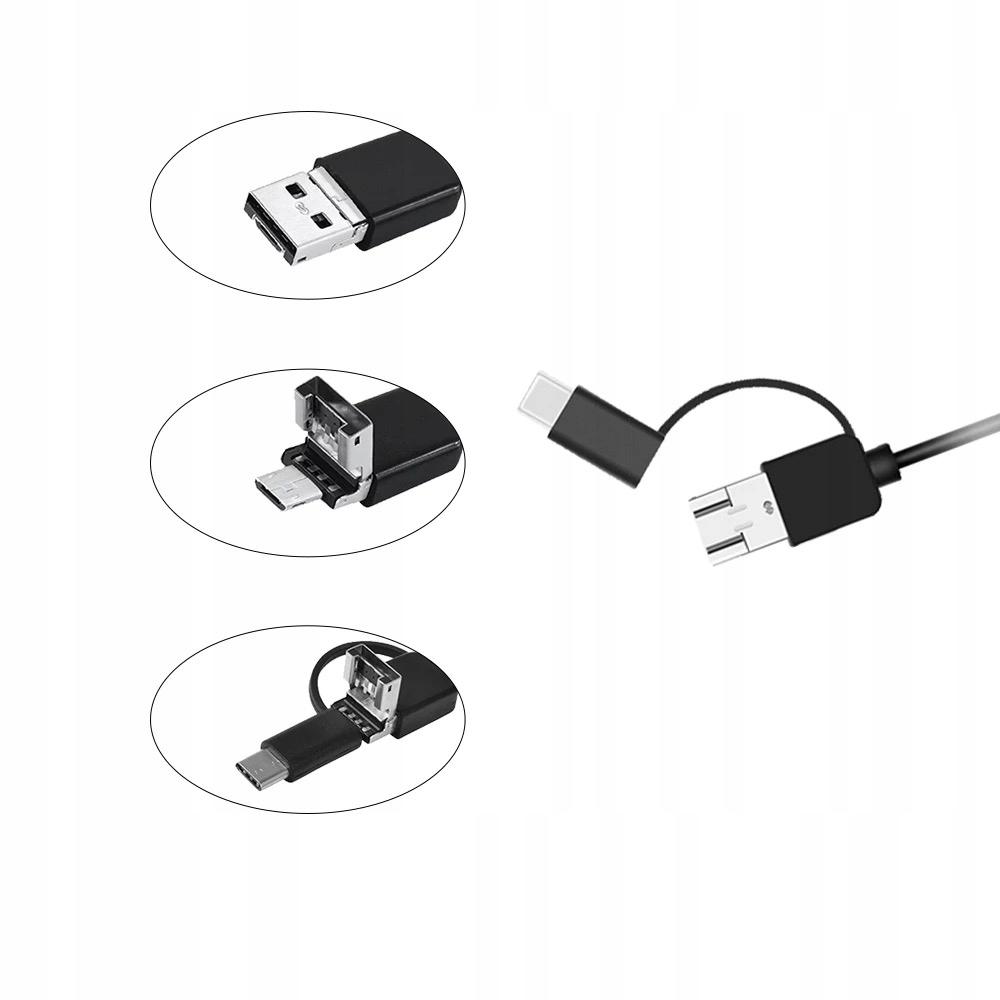 Endoscope Camera 6Xled Inspection Android Pc