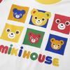Long Sleeve Logo Bear Made in Japan Boys Girls Baby Kids Clothes 80cm Multicolor [MIKI HOUSE] T-shirt Children's 13-5202-689