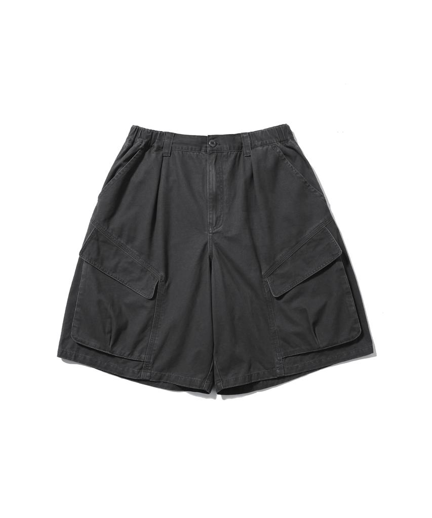 ANGLAN Structural Cargo Half Pants - Charcoal