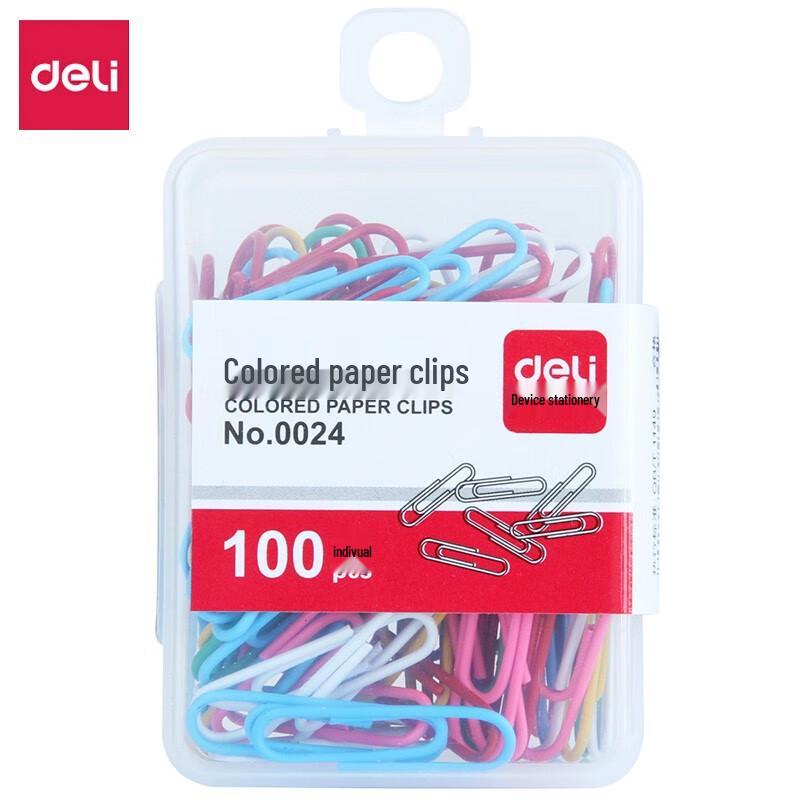 Deli Colored Paper Clips