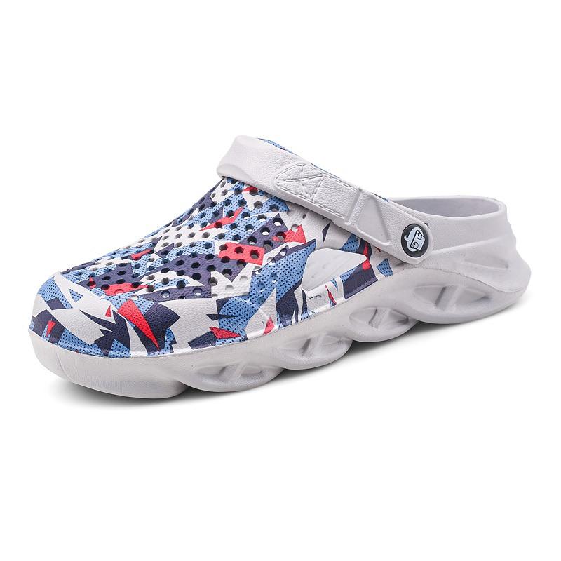 Sandals for Men Summer Casual Beach Shoes Clogs Half Slippers