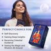 Wyspell Starlight Tarot Deck with Guidebook - Unique Tarot Card Deck for Beginners - Modern Fortune Cards (Blue)