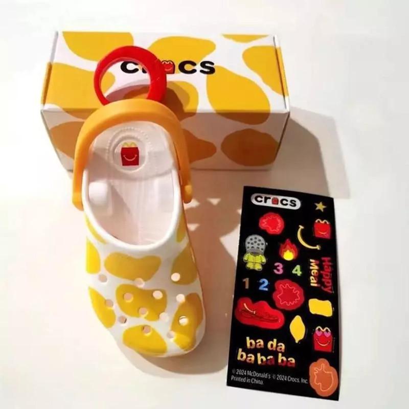 Zábavné a barevné Crocs McDonald's Miniklíčenka Pantofle Pro Děti I Dospělé