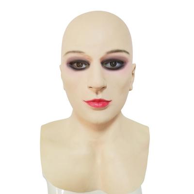 Glatzköpfige Schauspieler-Halloweenmaske aus Latex für realistisches Cosplay