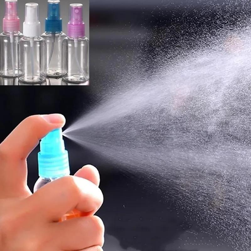 5PCS 50/30/20/10ml Small Empty Plastic Transparent Spray Bottles for Makeup Skin Care Perfume Refillable Portable Soap Dispenser