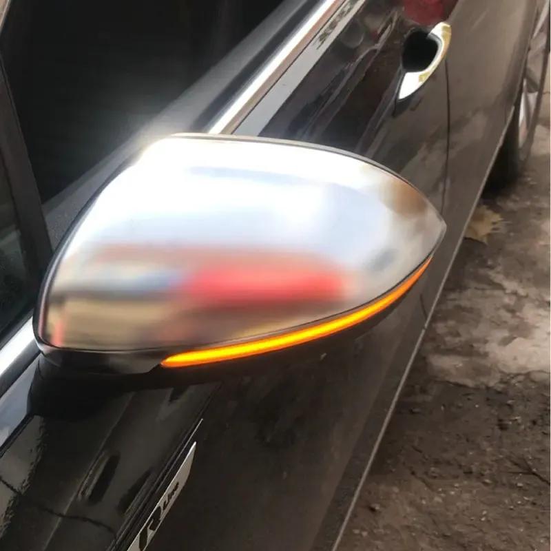 2pc Dynamic Blinker LED Turn Signal For VW Golf MK8 VIII GTI R 8 Mirror Indicator Sequential 2026 GTD Variant flasher