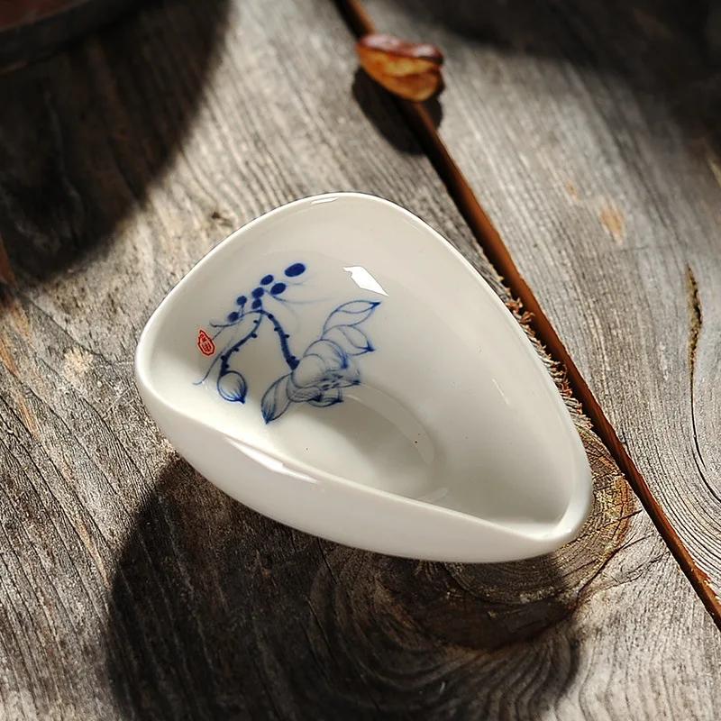coffee and tea tools ceramic tea scoops ceramic accessories chinese kung fu tea set