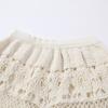 Bohemian Crochet Knit High-Waist Long Skirt