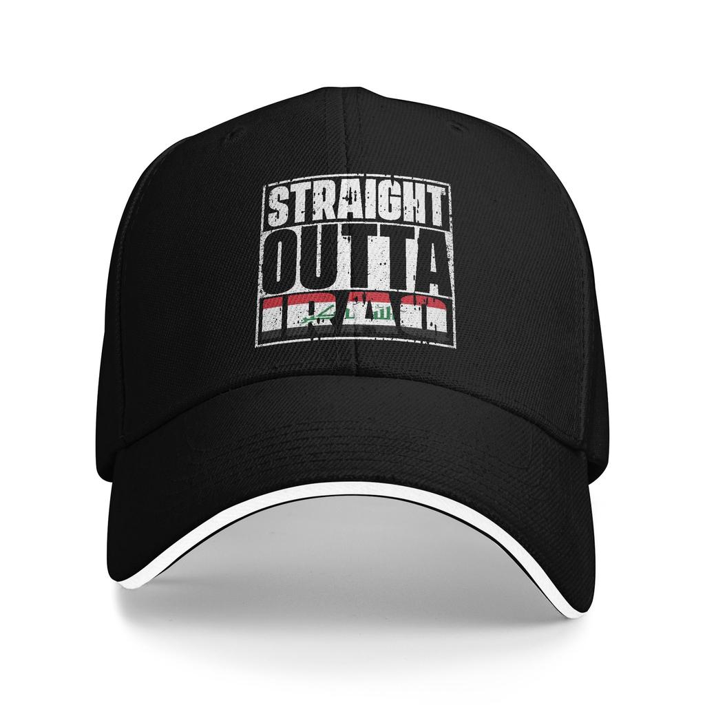 Iraq Flag Accessories Unisex Women Baseball Cap Dad Hat Unique Design Outdoor Headwear Adjustable Fit Snapback Cap