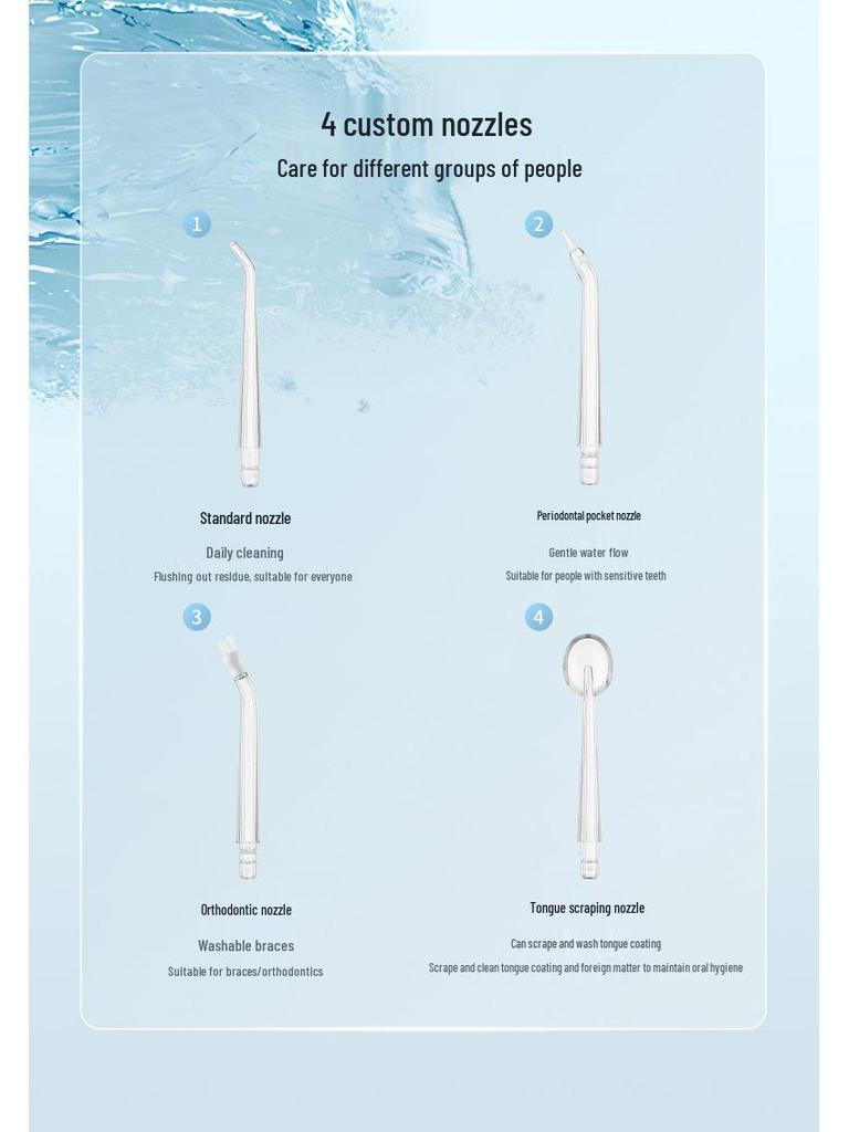 Portable Smart Electric Water Flosser for Teeth Cleaning