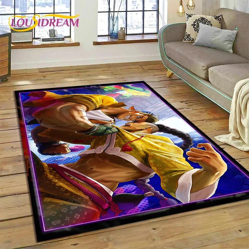 3D Retro Game Street Fighter SF Carpet Rug for Bedroom Living Room Home Sofa Decoration,Children Game Large Decor Floor Mat Gift