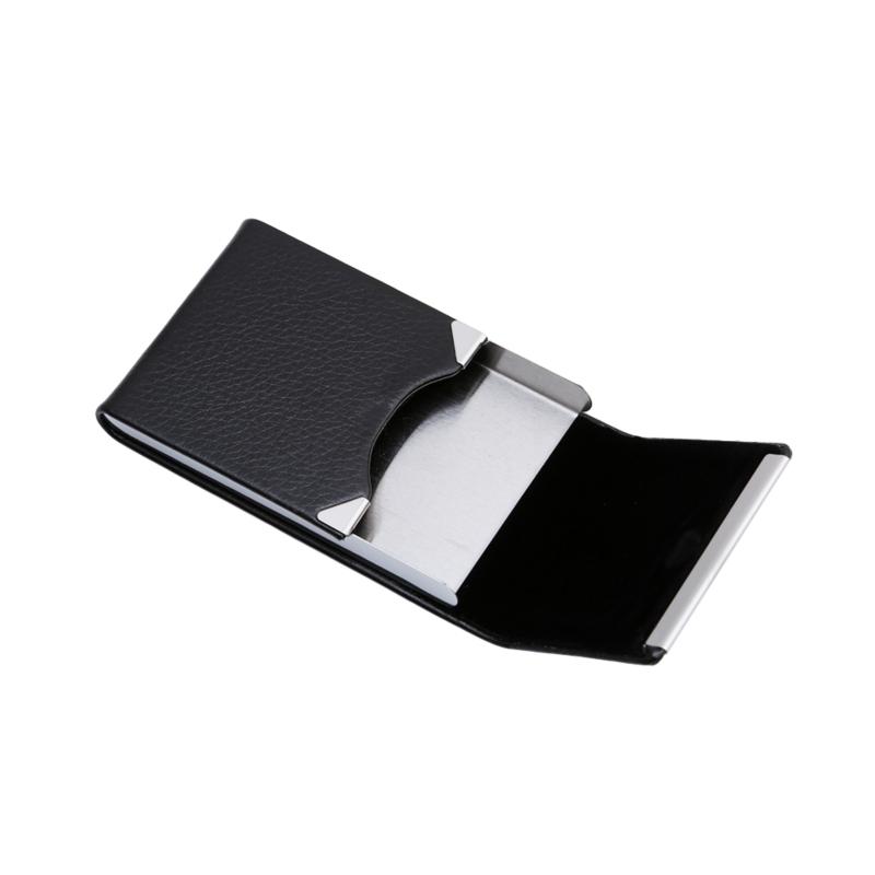 Dámské kreativní pouzdro na vizitky Přenosné pouzdro na jmenovky z PU