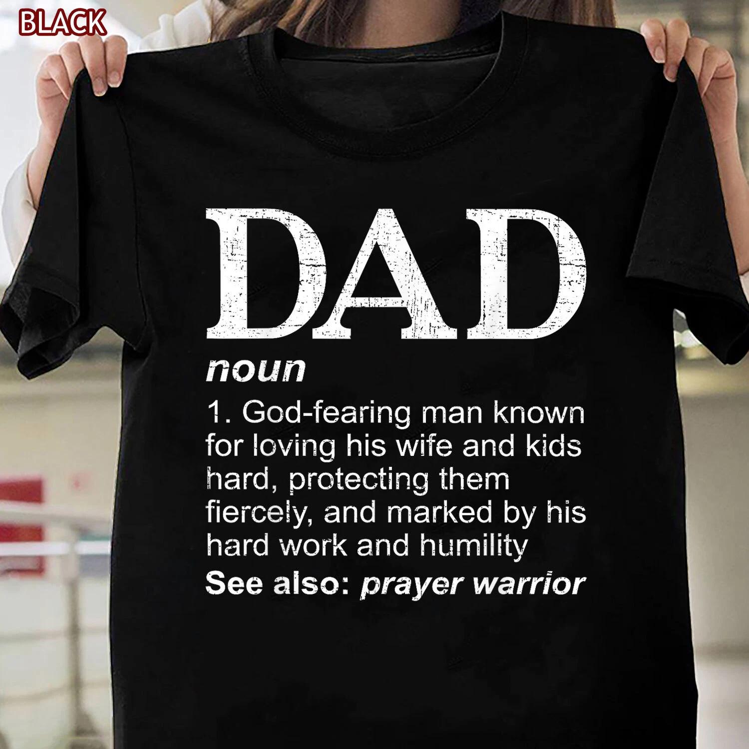 DAD Definition Father s Day Daddy Christian Dad T-shirt Special Gift For Men 2XL