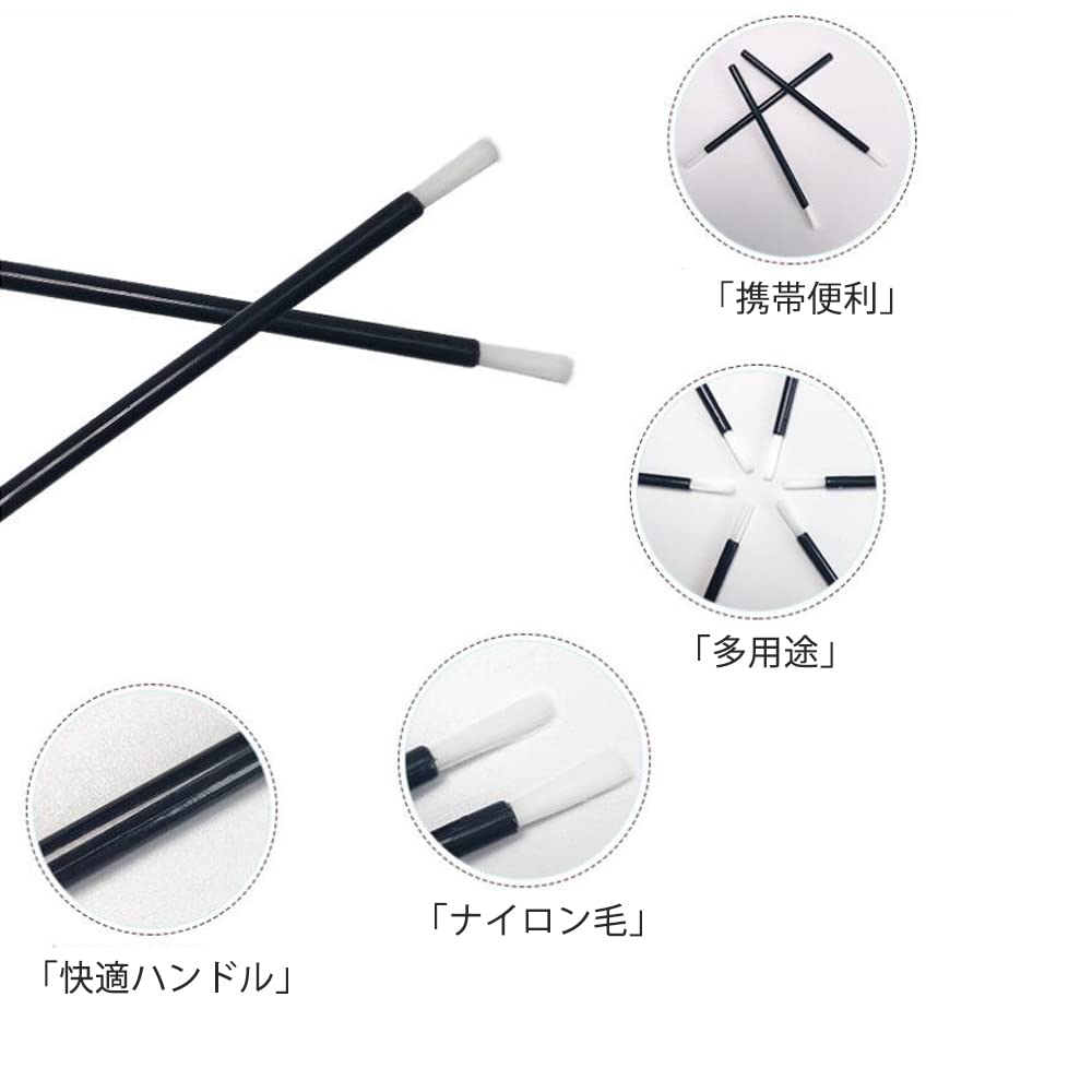 GOODCHI Disposable Paint for Plastic Model and Slant Perfect for Model Figure and More Brushes, 100-Piece Set, Painting, Putty, Cement, Adhesives,