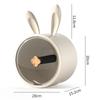 Creative Rabbit Punch Storage Box Free Tissue Dispenser Wall Mounted Household Toilet Paper Holder Bathroom Face Towel Box