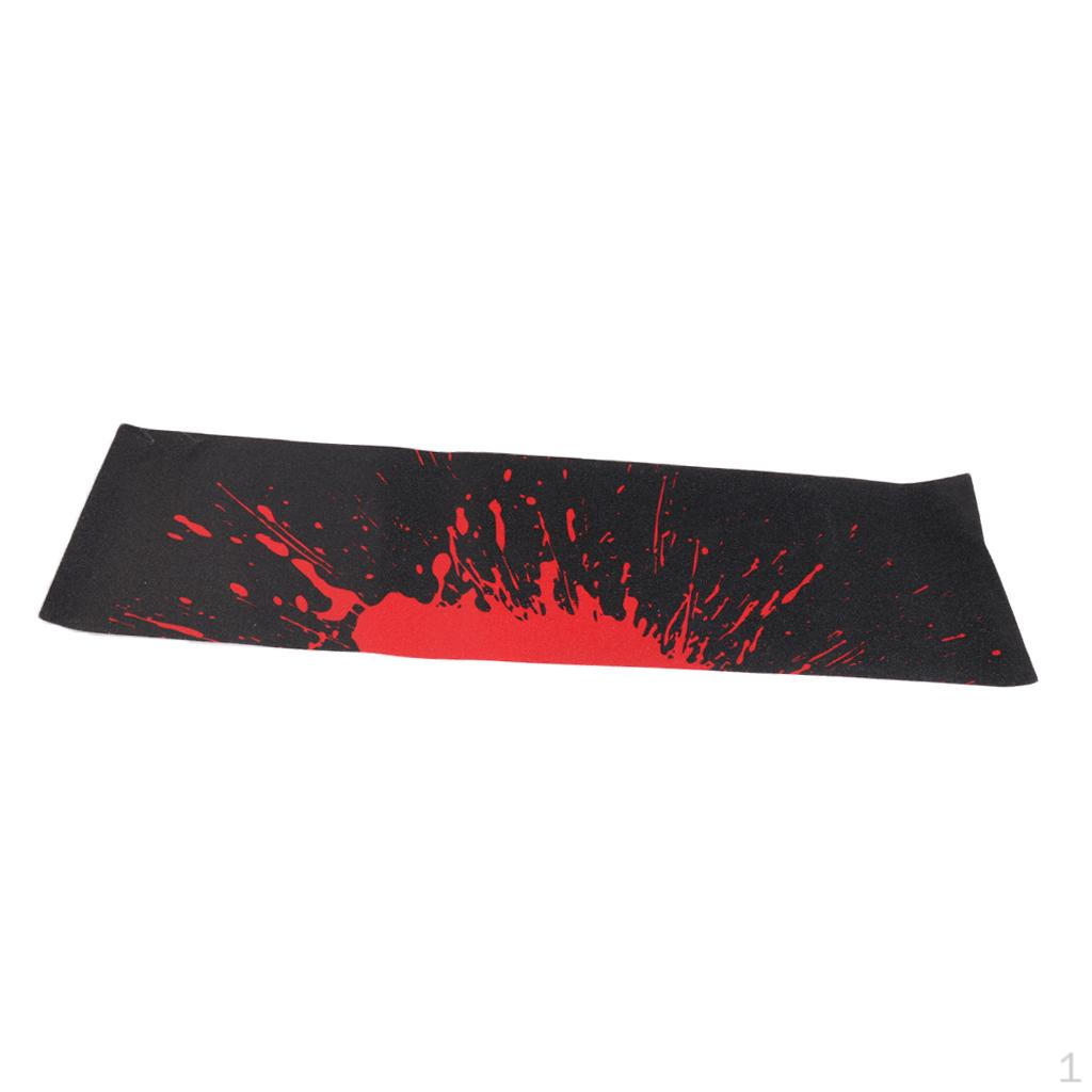 RIKEL Perforiertes Grip Tape 84x23cm - Wasserdicht Für Skateboard & Roller