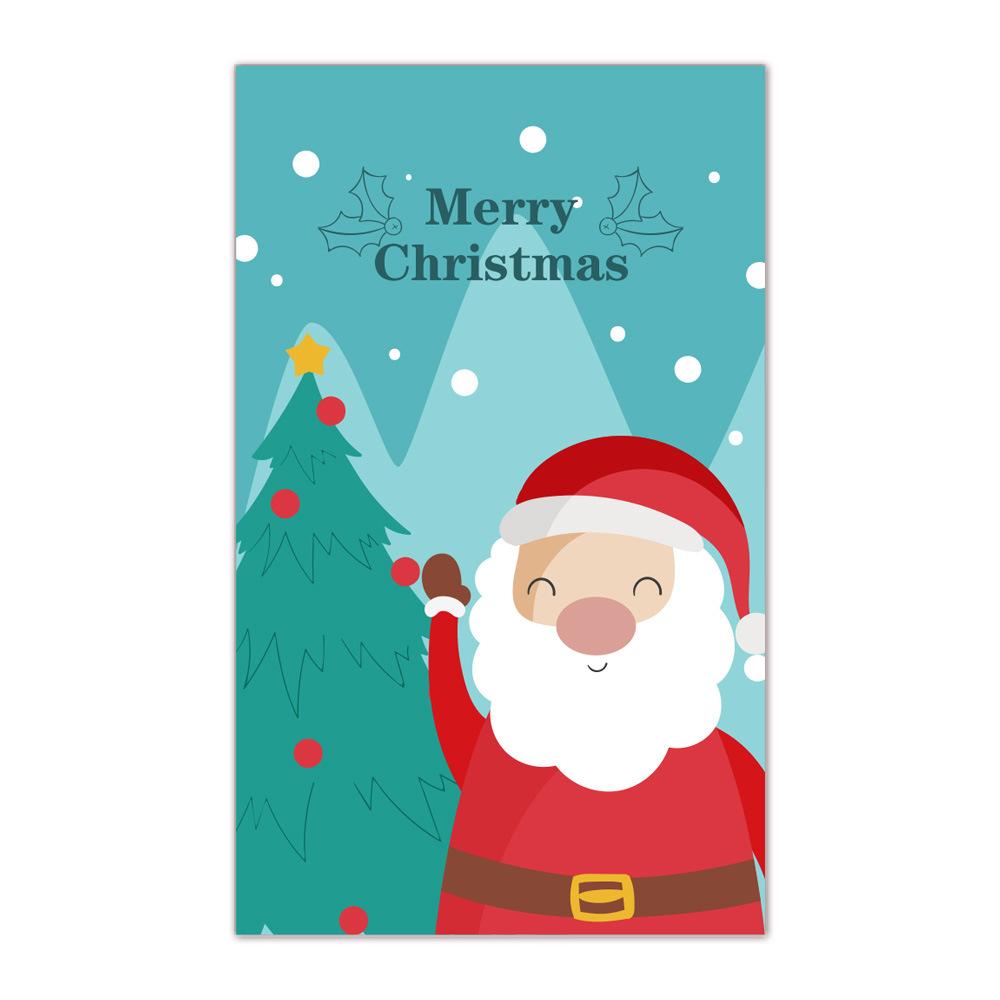 10-50Pcs High-Quality Merry High-Quality Christmas High-Quality Happy Brand new High-Quality Year High-Quality Santa High-Quality Claus High-Quality 9x5.4cm10pcs