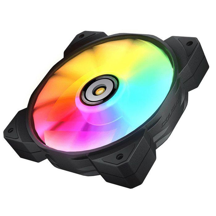 COUGAR Gaming Luftkühler 12cm RGB 3 Stück für PC 2000 U/min