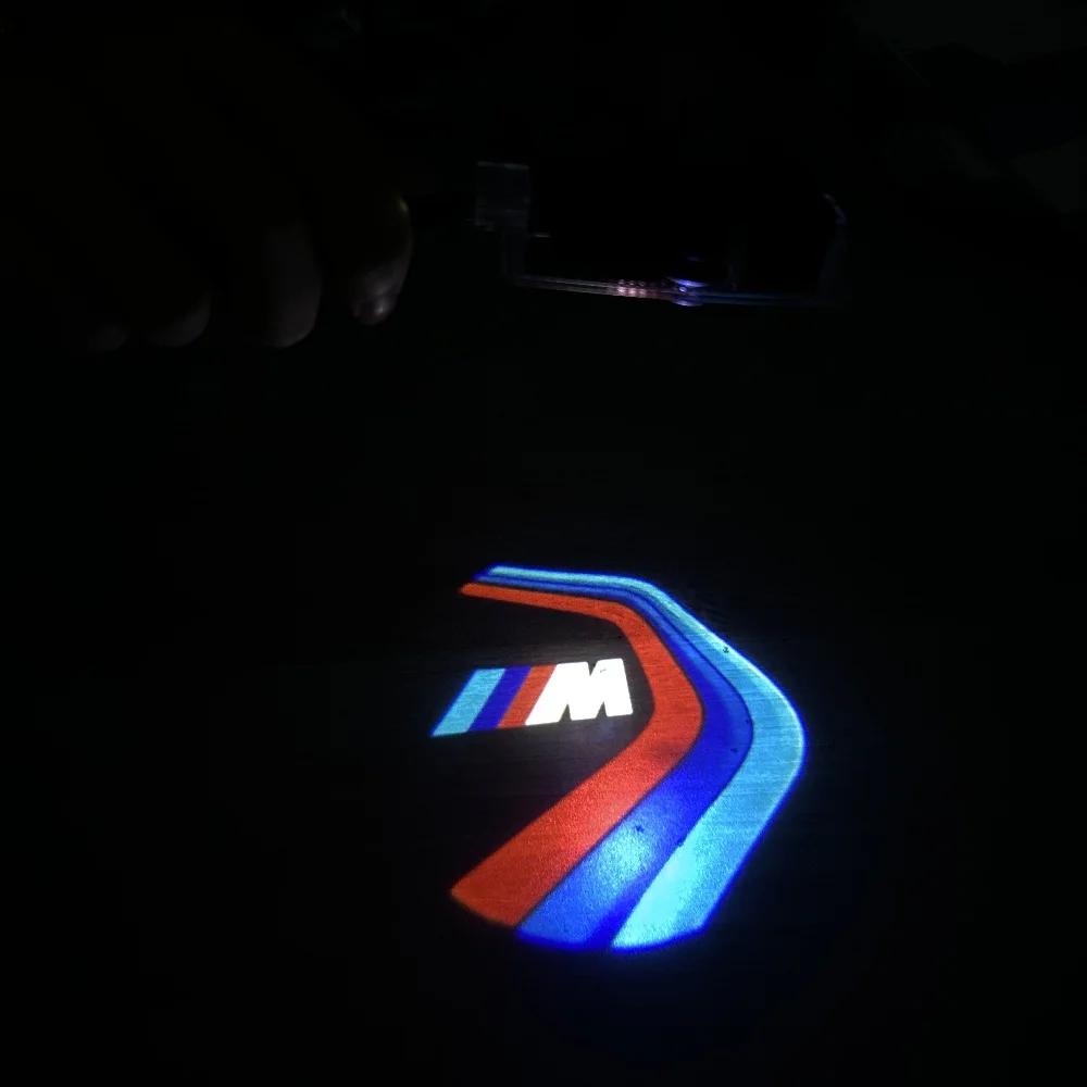 2/4pcs For old BMW E39 1999-2006 x5 x52 e53 1995-20025 28 i 1998 z8 Car door Led lamp laser projector welcome ghost lamp.
