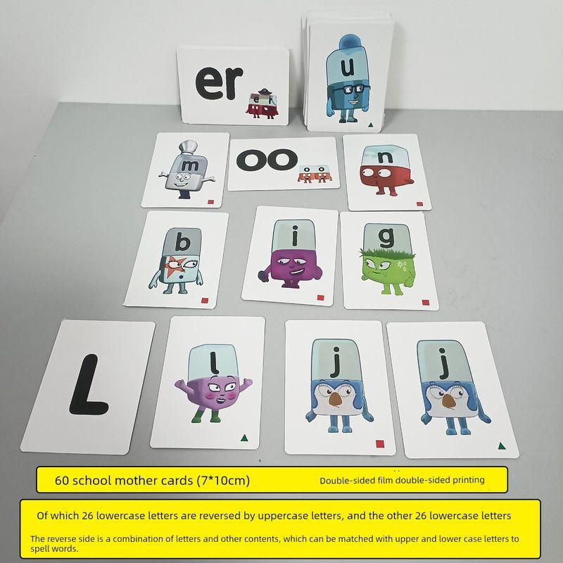 

1-100 Digital Building Blocks Educational Building Blocks Cube Letter card 60