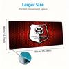 Stade Rennes FC Color Mouse Pad Large Gaming Table Cushion Non-slip Laptop Tablet Big Mousepad XXL Mat Mini PC Playmat With Lock edge