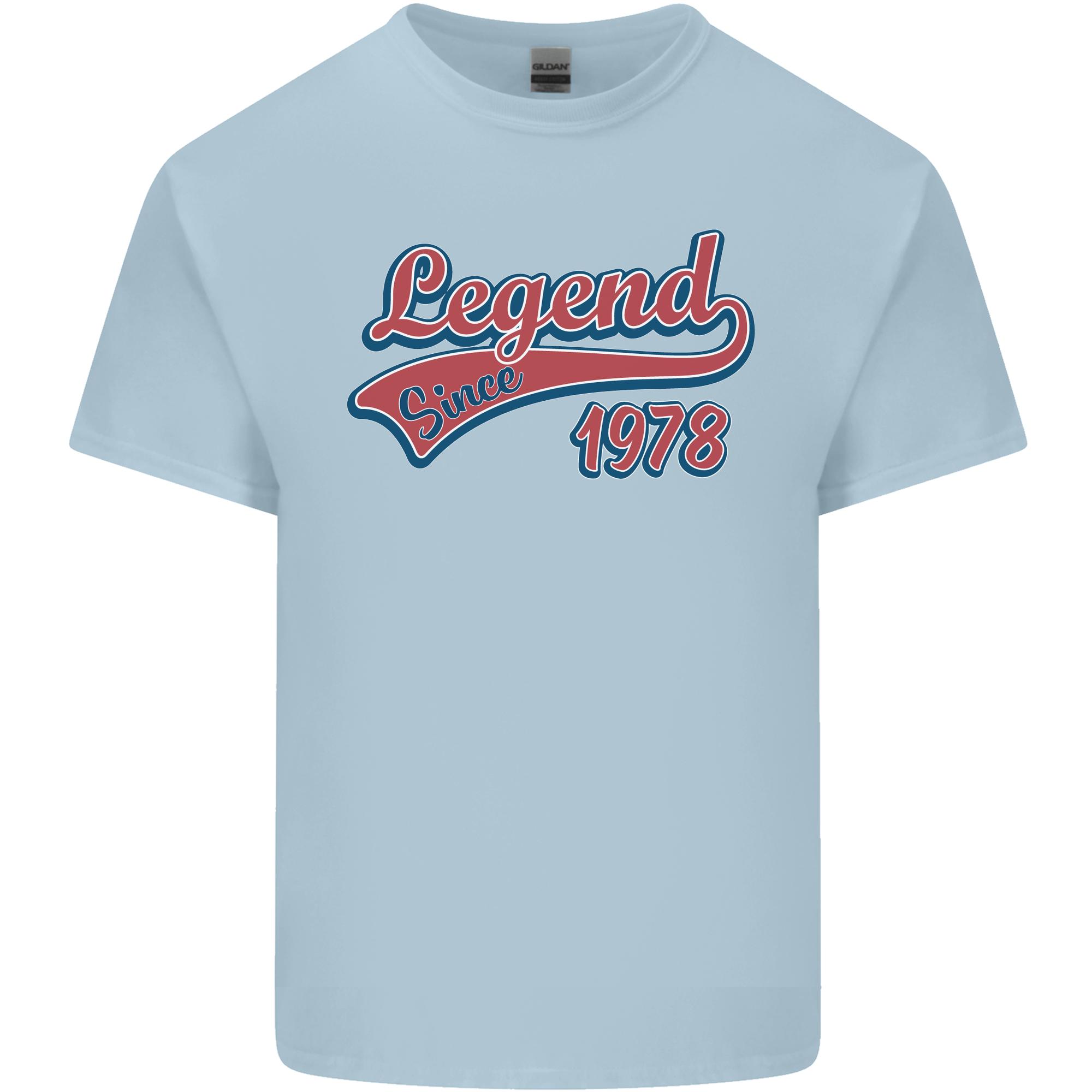 Legend Since 48th Birthday 1978 Unisexs Light Cotton TShirt S