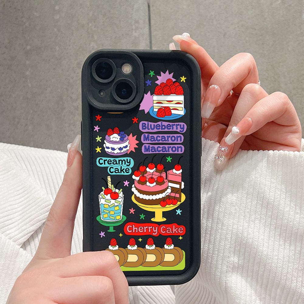Soft Silicone Phone Casing Full Cover Camera Shockproof Protection Case for Huawei Honor Infinix Tecno iPhone Motorola Google