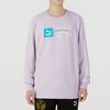 Puma Logo Print Sport Pullover Sweatshirt Men Tops Purple 536304-17