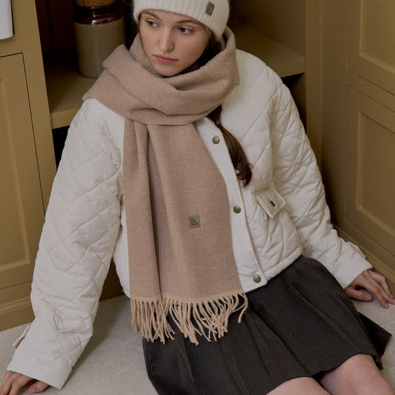 RaJu Herringbone Single Side Muffler_7 Color