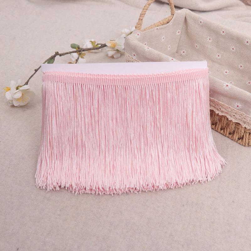 Polyester Fringe Tassel Trim (10-20cm) for Stage Costumes, Curtains, Carpets, and Lace Decorations