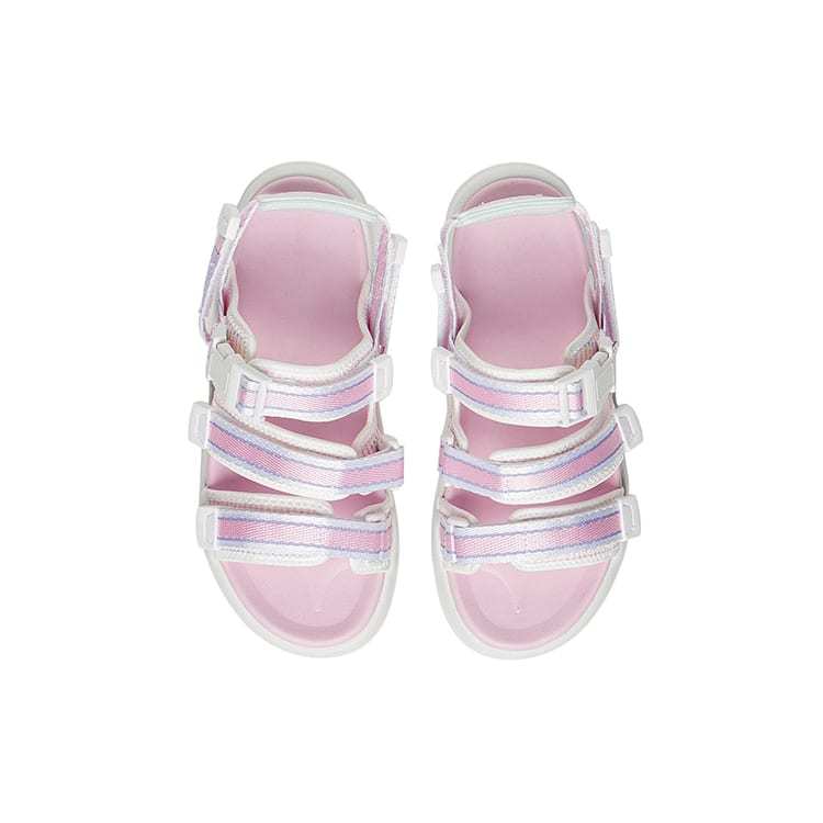 Li Ning Coca Beach Sandals Women's White Pink AGUS004-1