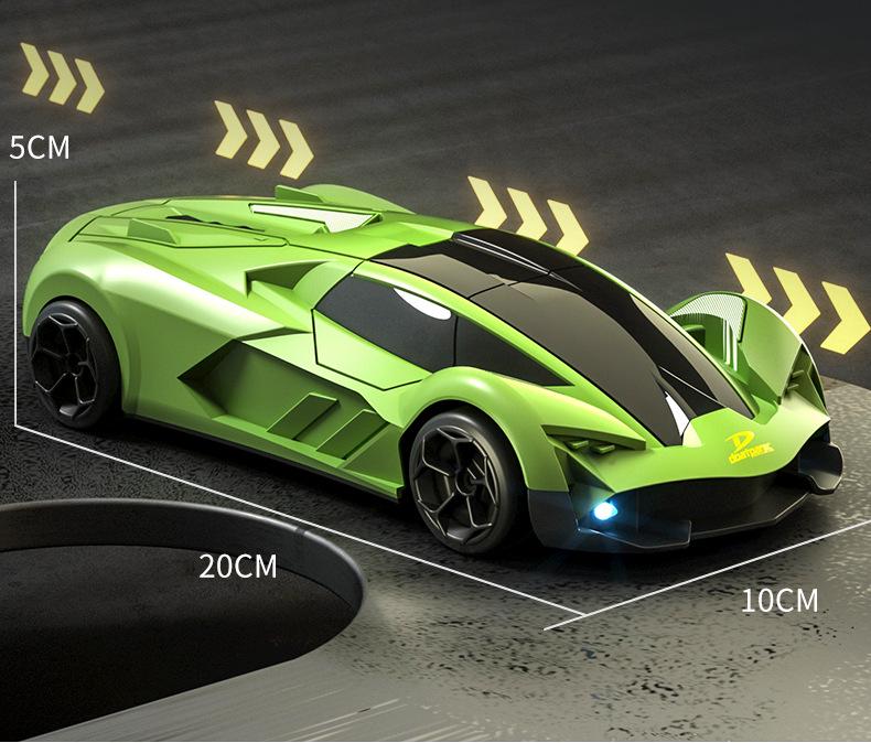 RC Drift Car: High-Speed 4WD Remote Control with Rechargeable Lights, Ideal for Kids.