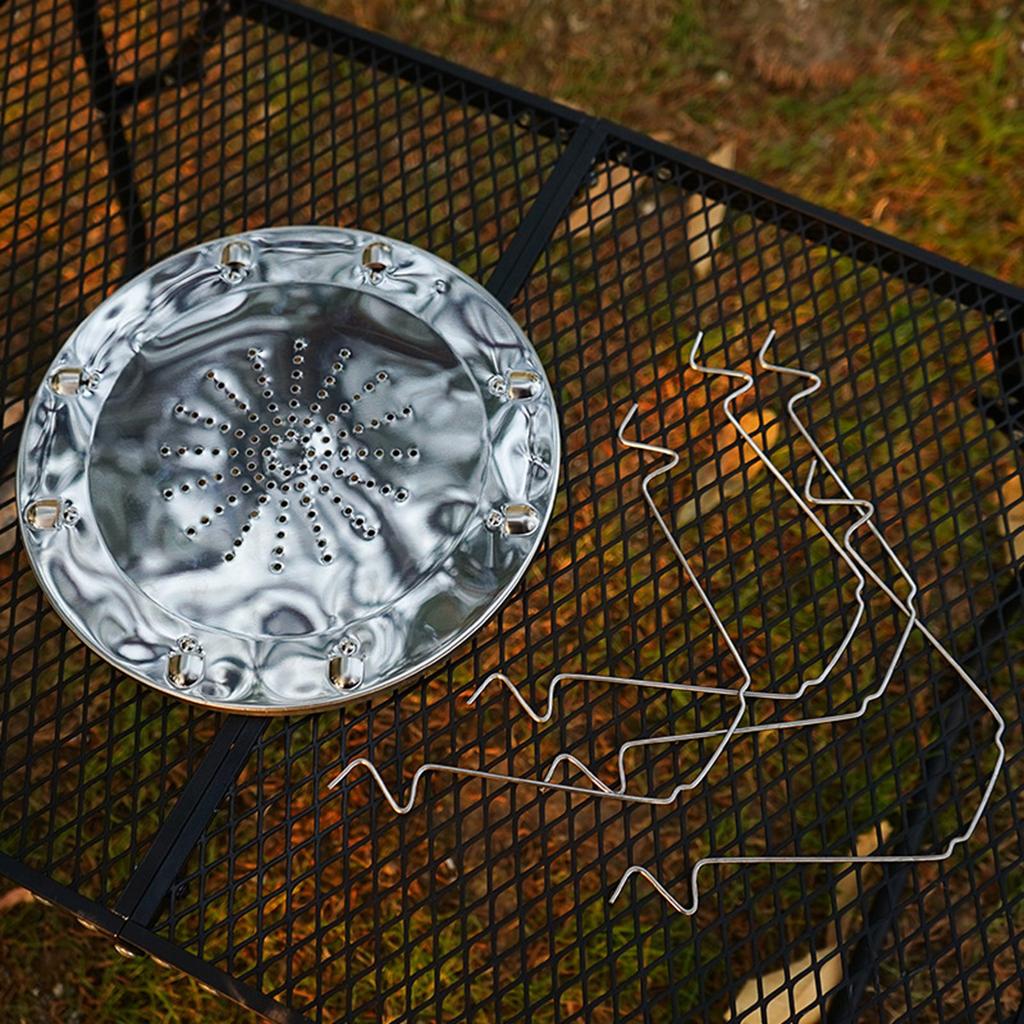 Camping Toaster Rack Stainless Steel 4 Piece Type Folding Camp Stove Toaster for Outdoor Camping Picnic