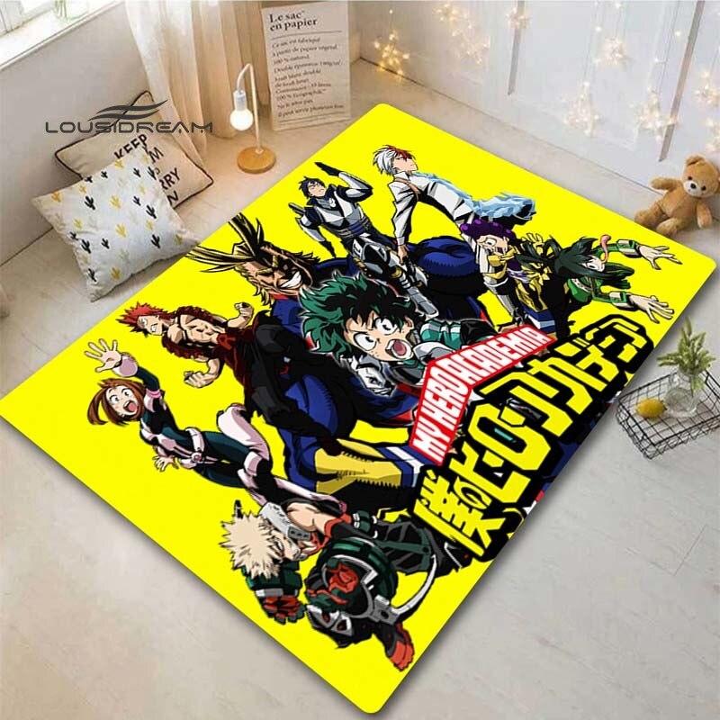 Carpet Living Room My Hero Academia Home Decor Rug Play Mats Decor Bedroom Carpets Child Play Lounge Area Rugs Dining Table Mat