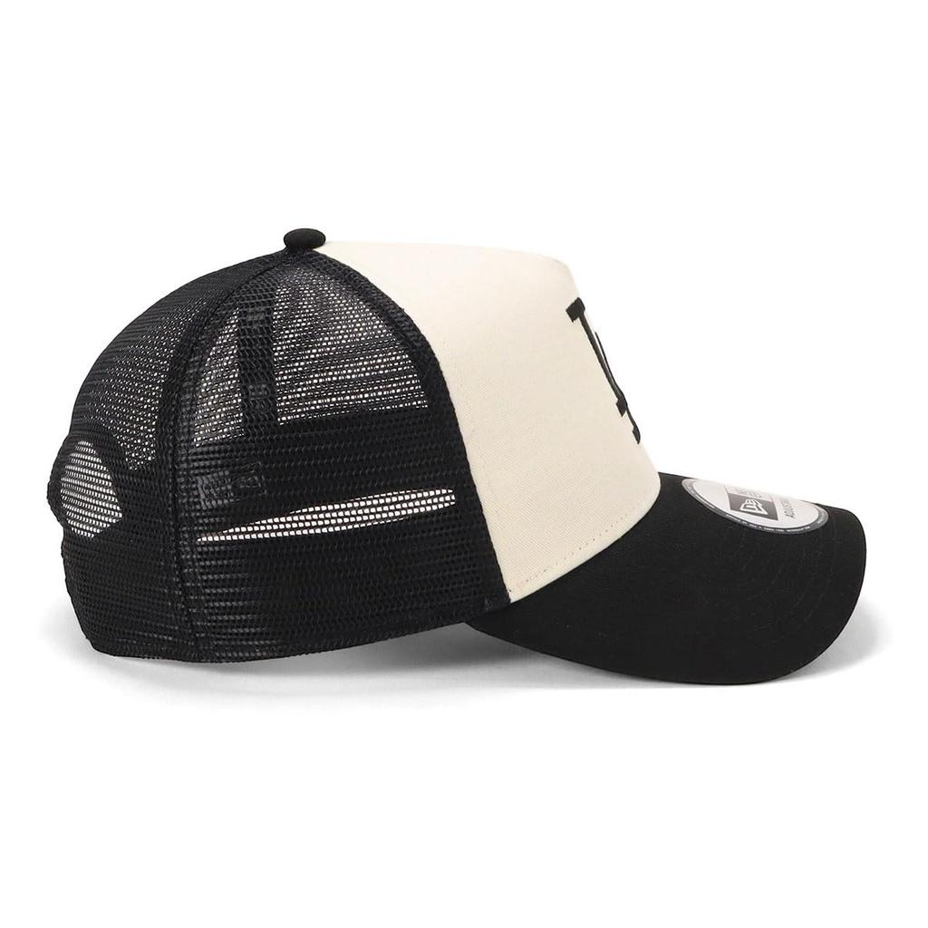 New Era 9FORTY AFrame Trucker Mesh Cap 15171234 NER37C8238 LA Black New Era Mesh Cap 9FORTYAFRAMETRUCKER MLB ONSPOTZ Exclusive 2Tone MLB Los Angeles