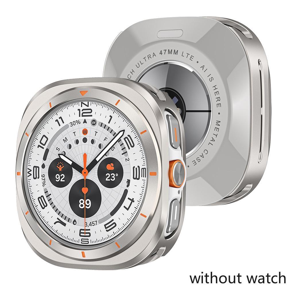 Metalowy Zderzak ze Stopu Aluminium dla Samsung Galaxy Watch Ultra 2026 47mm Pokrowiec Ochronny dla Samsung Galaxy Watch 7Ultra 47mm