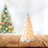 Lighted Christmas Tree Figurine Desktop Xmas Tree for Home Fireplace Party