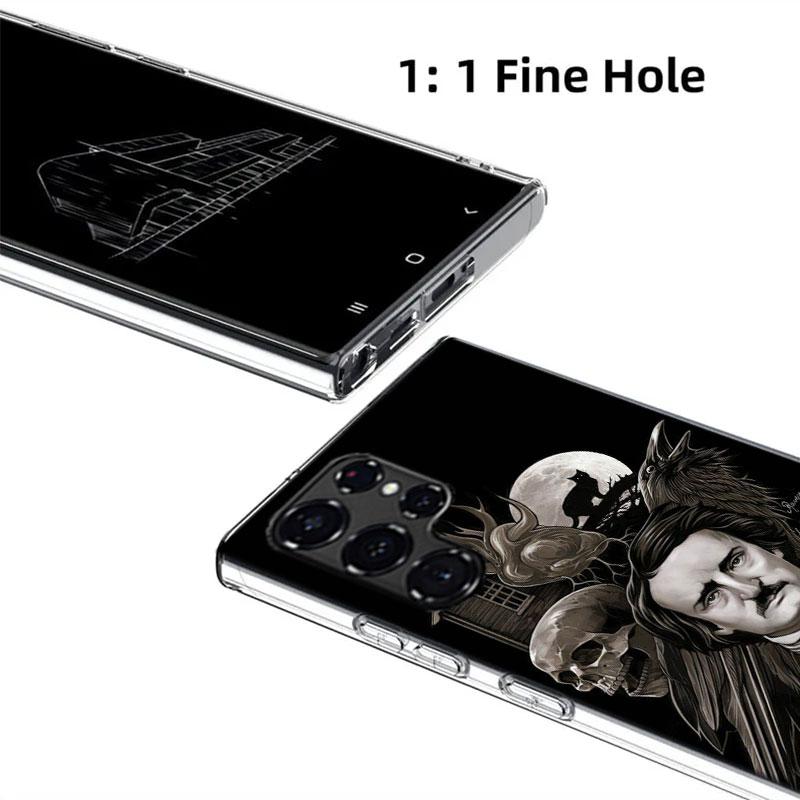 Edgar Allan Poe Cases Phone Case for Samsung Galaxy S26 Ultra S25 Edge S24 S23 FE S21 Plus S20 S22 S10 Cover TPU Capa Shell Shoc