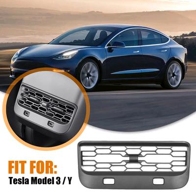 1pc Auto Interior Accessories Car Rear Air Conditioner Console Vent Cover Car Outlet Filter Grille Protector for Tesla Model 3/Y