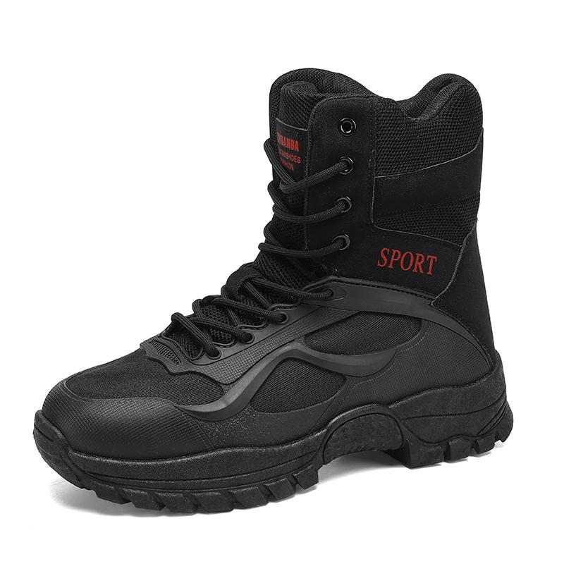 

Golden Sapling Outdoor Leisure Boots Men Classic Breathable Warm Cotton Mid-calf Boot Male Winter Hiking Climbing Shoes Footwear 46 чёрный