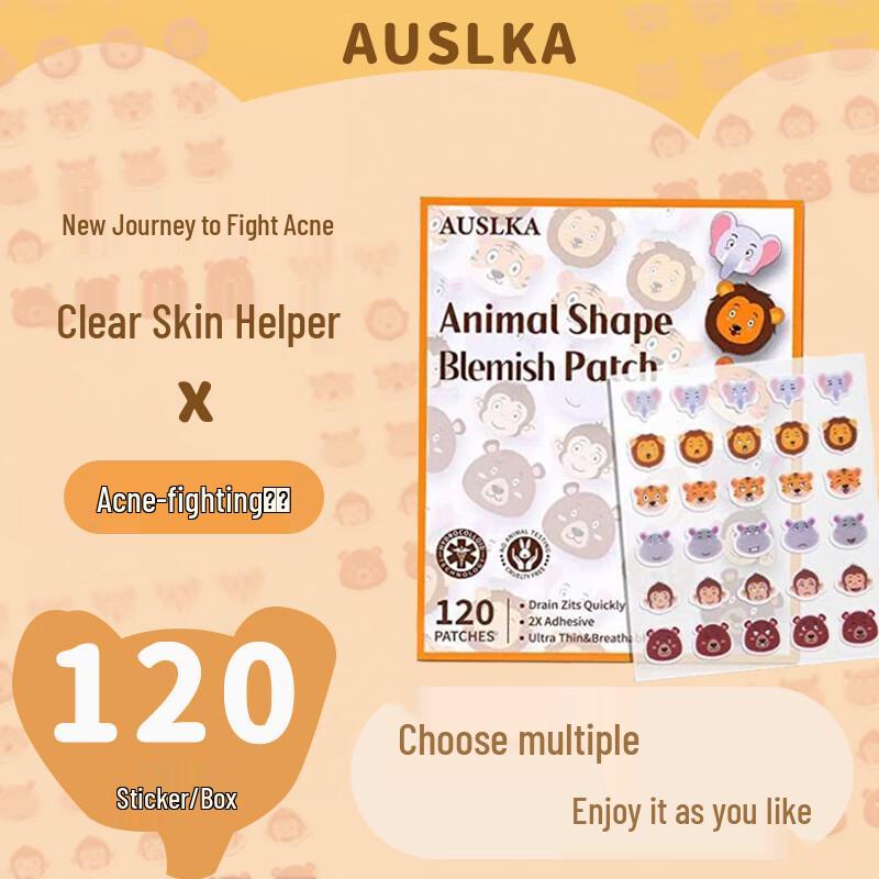 AUSLKA Beauty Cute Animal Acne Patches