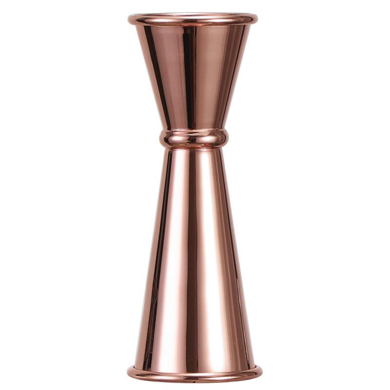 Stainless Steel 30/60ml Measuring Cup Double Ended Curled Edge Cocktails Graduated Measure Device Home Bar High-end Wine Utensil